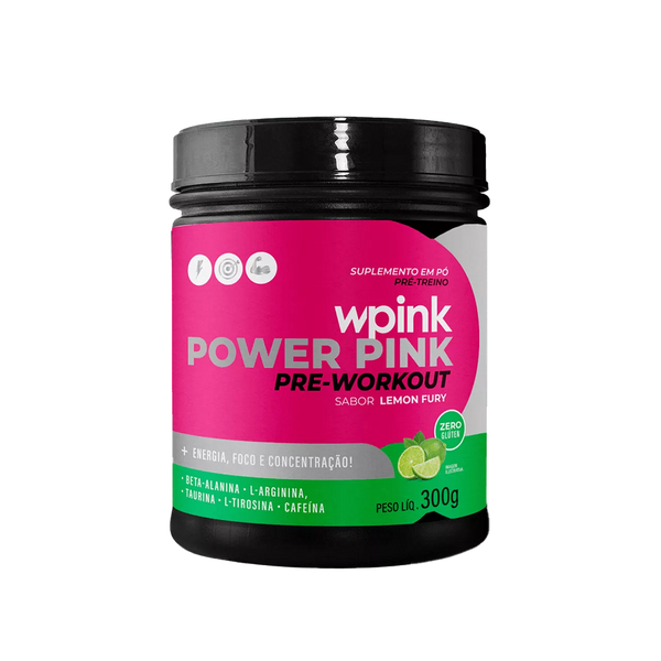 super power pink de limão - pré-treino – 300g - wp