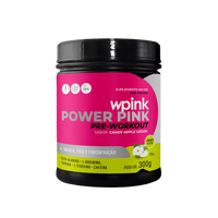 super power pink de maçã verde - pré-treino – 300g - wp