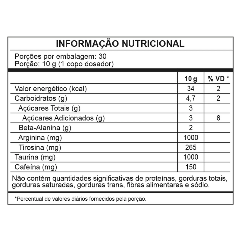 super power pink de limão - pré-treino – 300g - wp