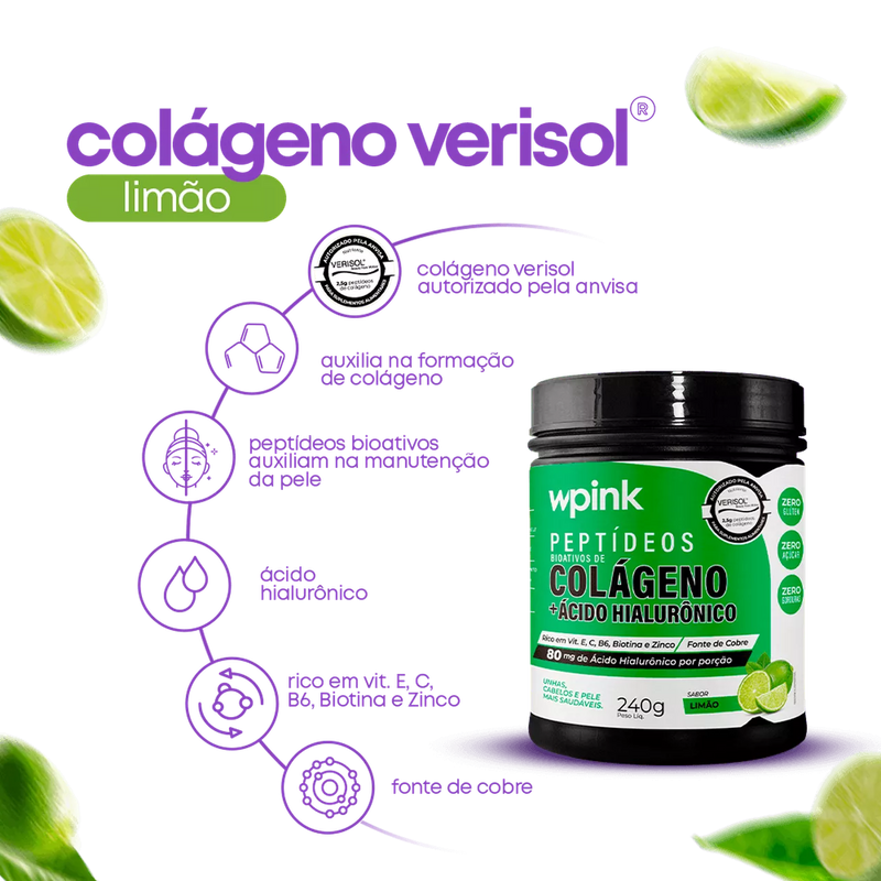 colágeno de limão - 240g - the supply – wp