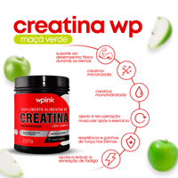 creatina de maçã verde - 240g – wp