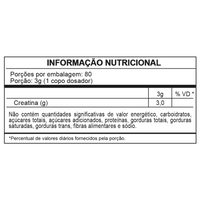 creatina sem sabor - 240g – wp
