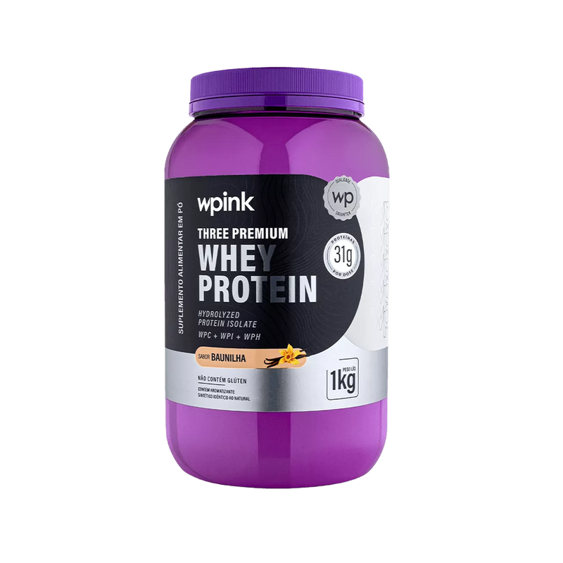 three premium whey protein baunilha 3W - (1kg) - wp