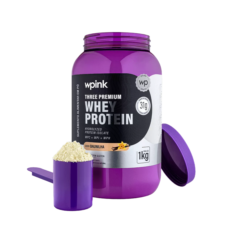 three premium whey protein baunilha 3W - (1kg) - wp