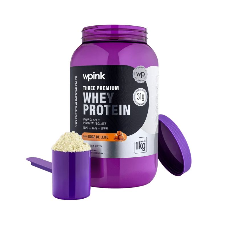three premium whey protein doce de leite 3W - (1kg) - wp