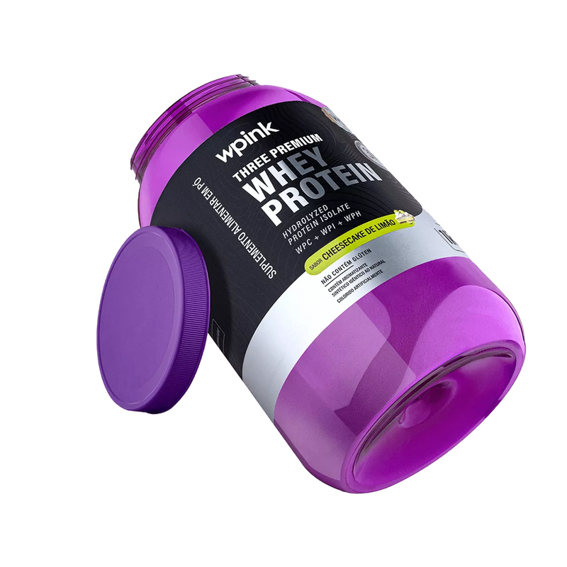 three premium whey protein cheesecake de limão 3W - (1kg) - wp