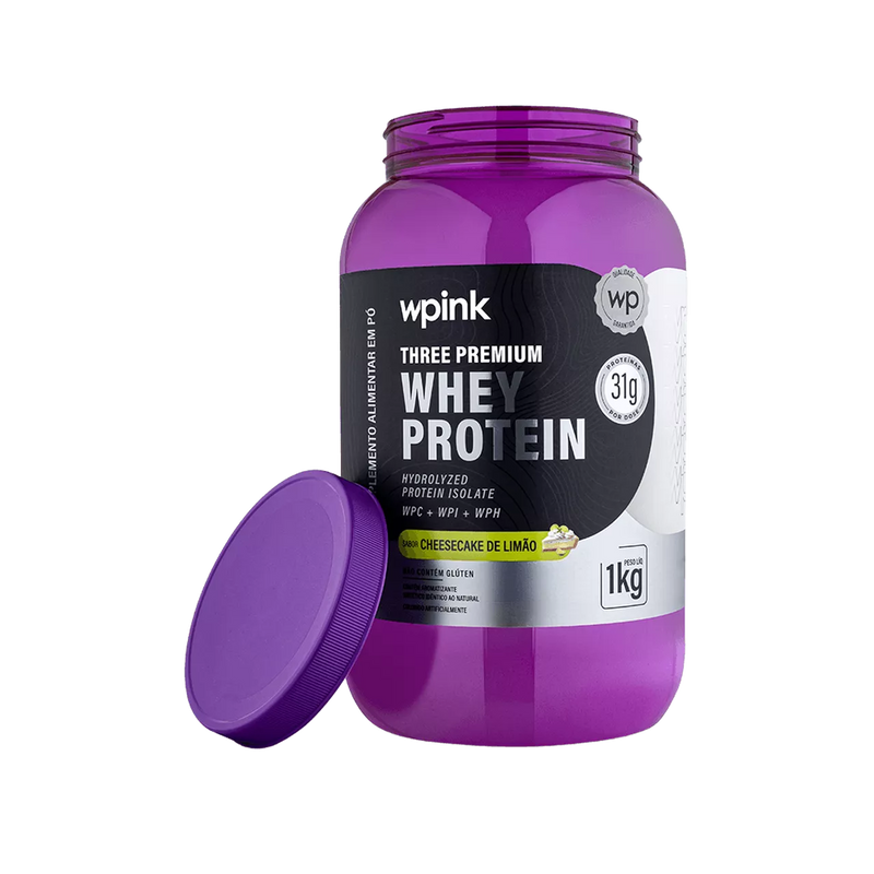 three premium whey protein cheesecake de limão 3W - (1kg) - wp