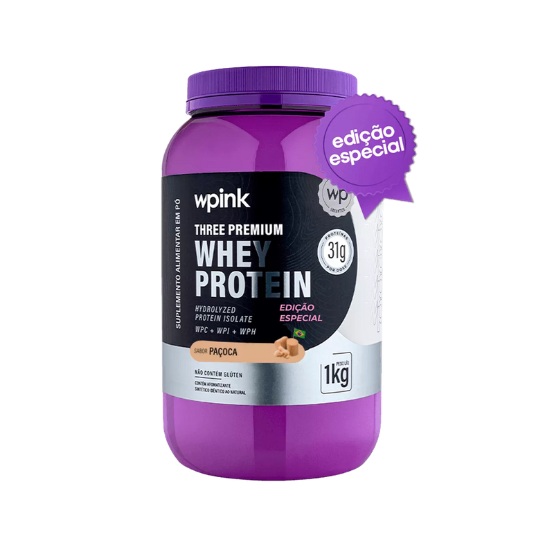 three premium whey protein paçoca 3W - (1kg) - wp