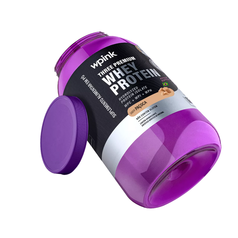 three premium whey protein paçoca 3W - (1kg) - wp