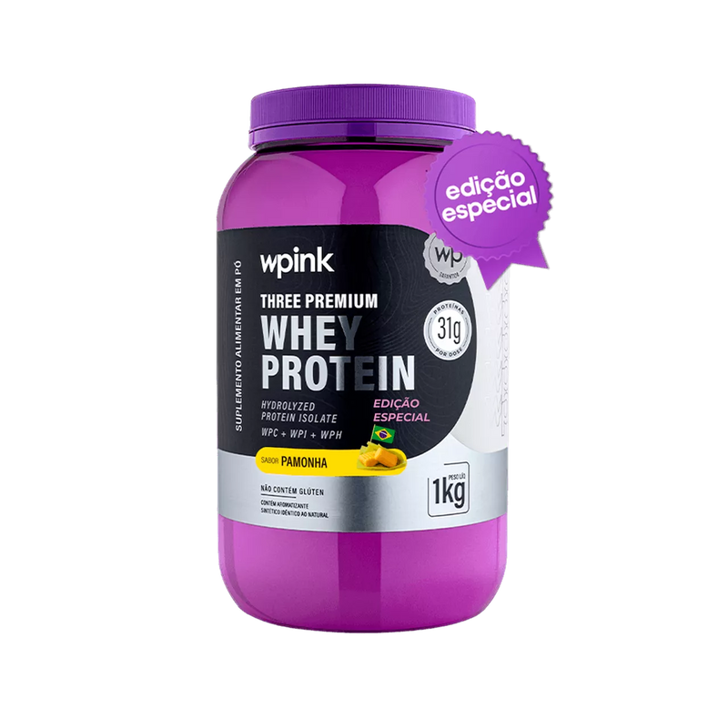three premium whey protein pamonha 3W - (1kg) - wp