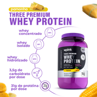 three premium whey protein pamonha 3W - (1kg) - wp