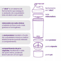 shaker pro coqueteleira 700ml - wp