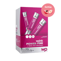 power pink de lichia - pré-treino – 300g - wp
