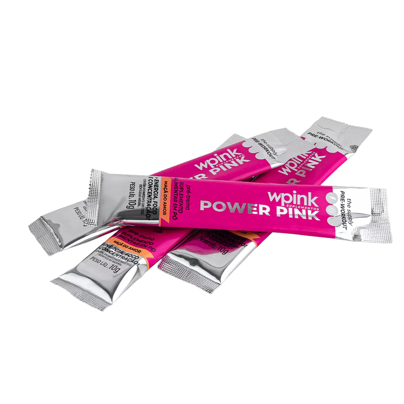 power pink de maçã do amor - pré-treino - 300g - wp