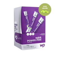 power pink sem cafeína de uva verde - pré-treino - 300g - wp