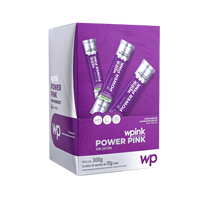 power pink sem cafeína de uva verde - pré-treino - 300g - wp