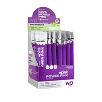 power pink sem cafeína de uva verde - pré-treino - 300g - wp