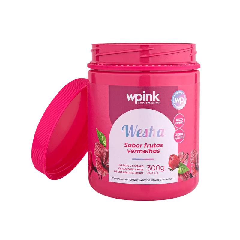 wesha chá verde e hibisco - 300g - wp