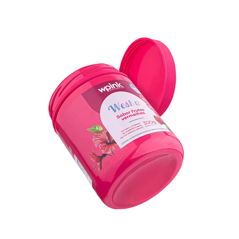 wesha chá verde e hibisco - 300g - wp