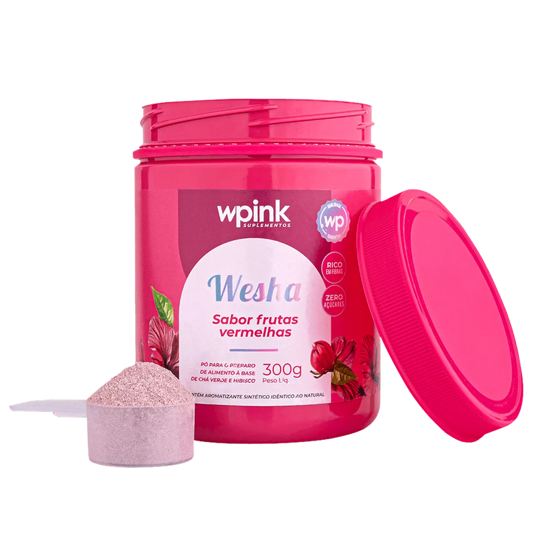 wesha chá verde e hibisco - 300g - wp