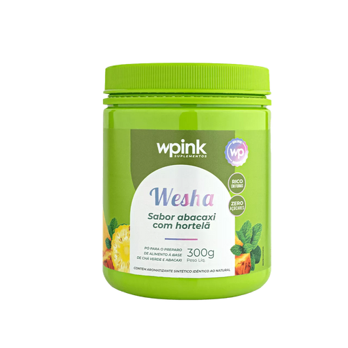 wesha chá verde e abacaxi - 300g - wp