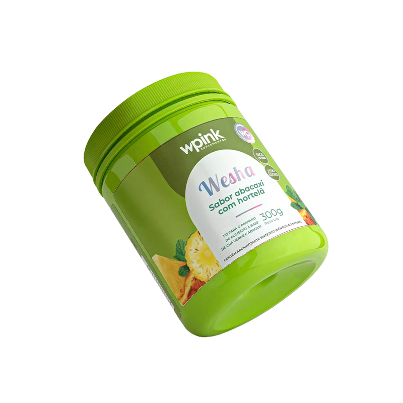 wesha chá verde e abacaxi - 300g - wp