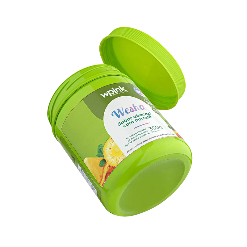 wesha chá verde e abacaxi - 300g - wp